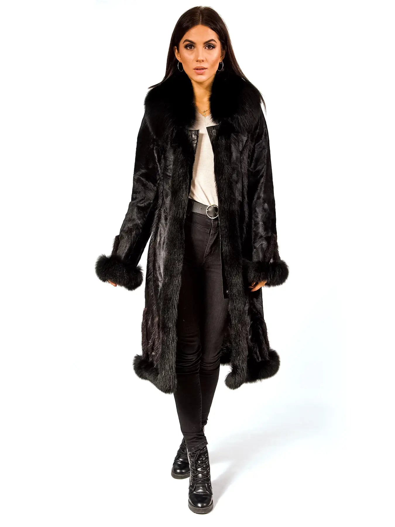 DS-493 pony fur coat - DS-493ponyfurcoat